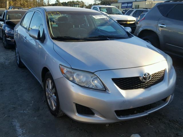 2T1BU40E09C028481 - 2009 TOYOTA COROLLA BA SILVER photo 1