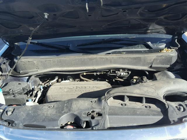 5FNYF4H22CB060138 - 2012 HONDA PILOT LX BLUE photo 7