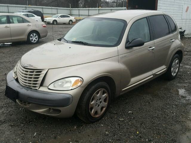 3C4FY48B02T343378 - 2002 CHRYSLER PT CRUISER GOLD photo 2