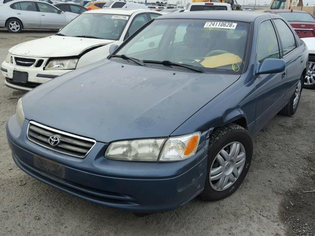 4T1BG22K91U810019 - 2001 TOYOTA CAMRY CE BLUE photo 2