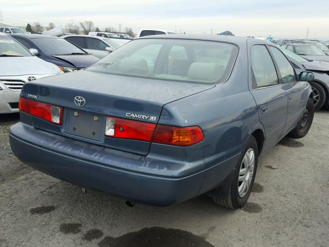 4T1BG22K91U810019 - 2001 TOYOTA CAMRY CE BLUE photo 4