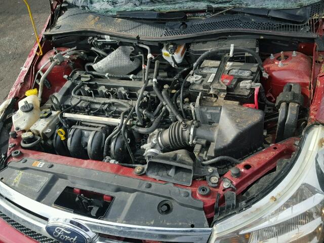 1FAHP36N69W257909 - 2009 FORD FOCUS SES RED photo 7