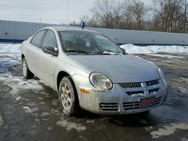 1B3ES56C05D159911 - 2005 DODGE NEON SXT SILVER photo 1