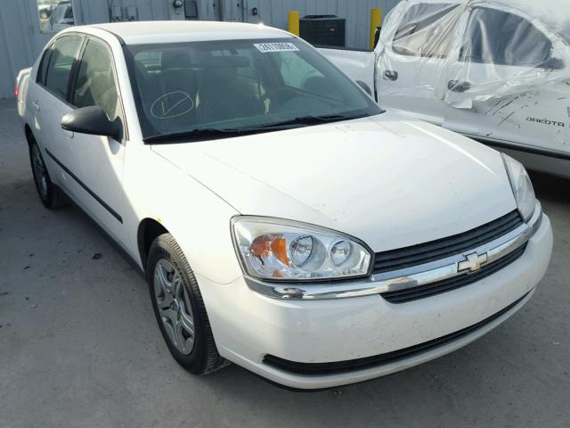 1G1ZS52815F244299 - 2005 CHEVROLET MALIBU WHITE photo 1