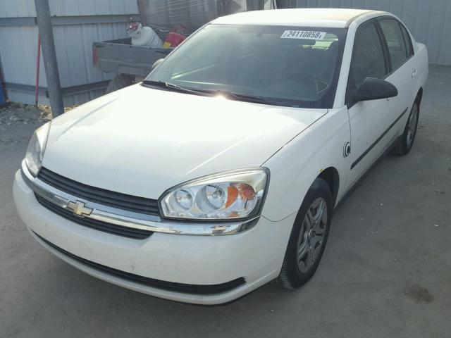 1G1ZS52815F244299 - 2005 CHEVROLET MALIBU WHITE photo 2