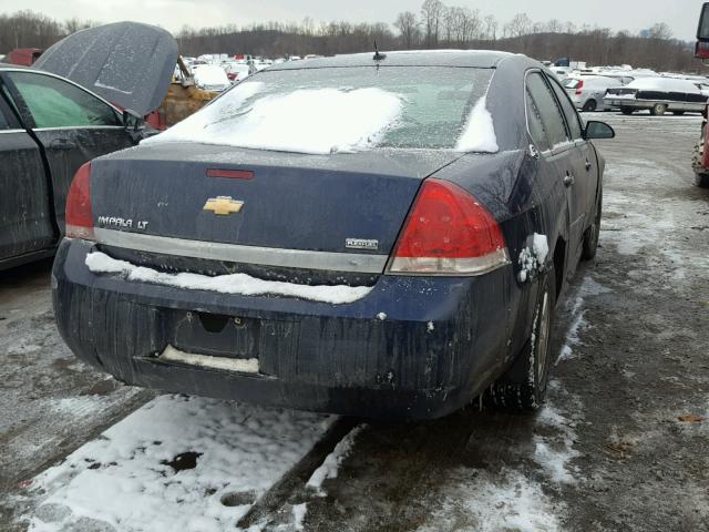 2G1WT57K291127218 - 2009 CHEVROLET IMPALA 1LT BLUE photo 4