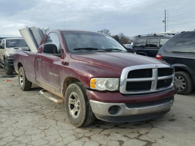 1D7HA16Z52J161622 - 2002 DODGE RAM 1500 MAROON photo 1