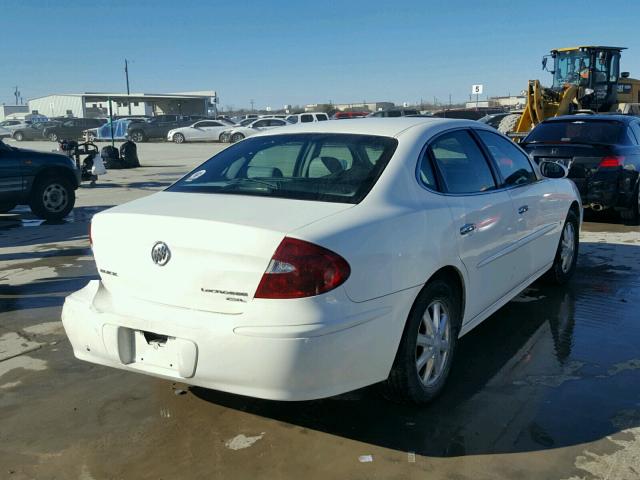 2G4WD582961186020 - 2006 BUICK LACROSSE C WHITE photo 4