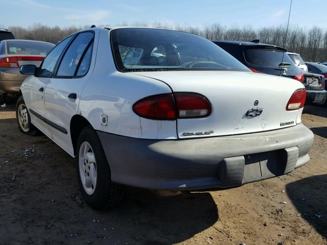 3G1JC5243VS861478 - 1997 CHEVROLET CAVALIER WHITE photo 3