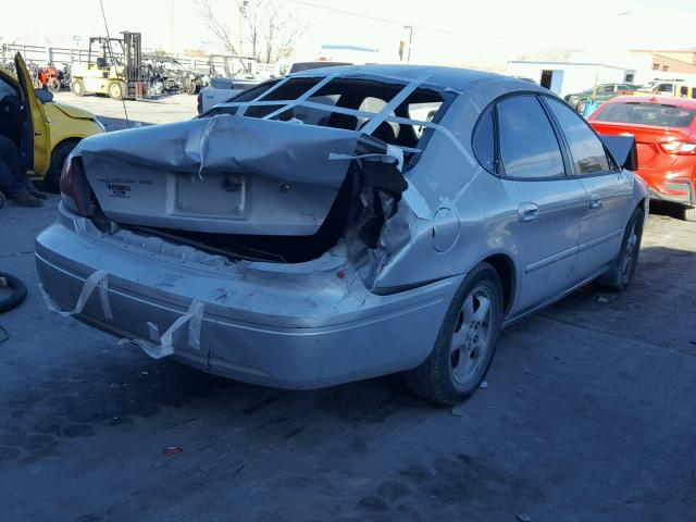 1FAFP53U94A102131 - 2004 FORD TAURUS SE SILVER photo 4