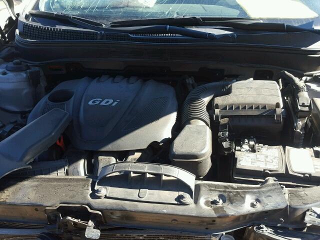 5NPEB4AC5EH820004 - 2014 HYUNDAI SONATA GLS SILVER photo 7