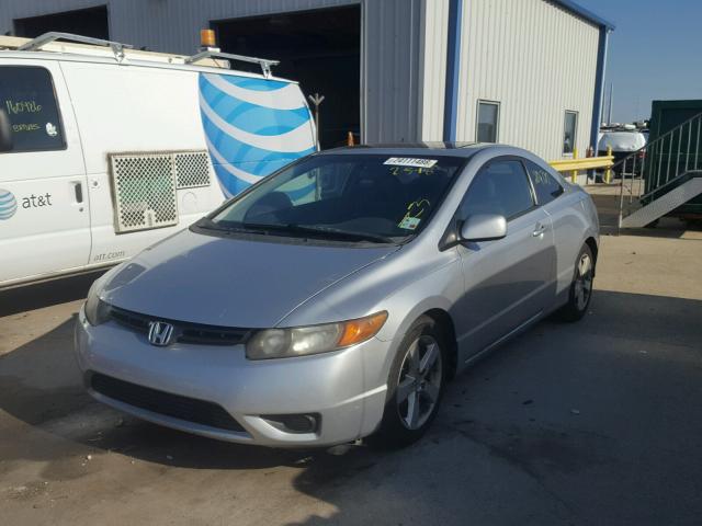 2HGFG12857H514965 - 2007 HONDA CIVIC EX ვერცხლისფერი ფოტო 2