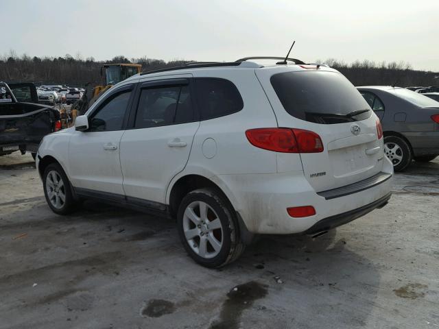 5NMSH13E57H043418 - 2007 HYUNDAI SANTA FE S WHITE photo 3