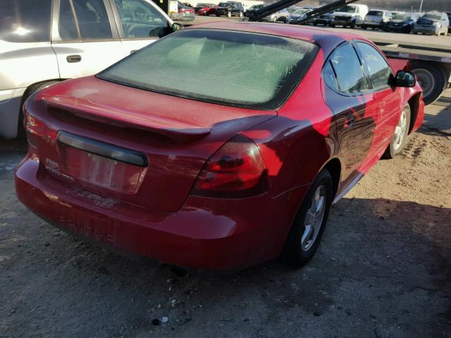 2G2WP552081116283 - 2008 PONTIAC GRAND PRIX RED photo 4