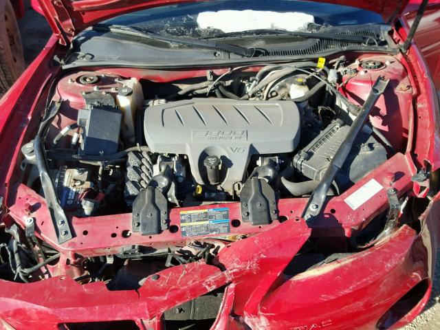 2G2WP552081116283 - 2008 PONTIAC GRAND PRIX RED photo 7