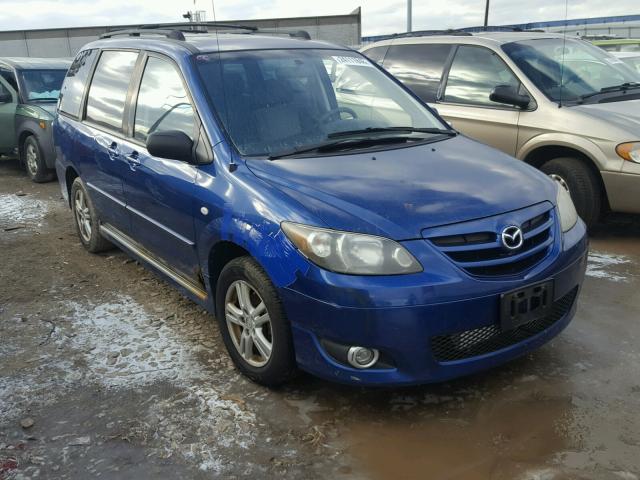 JM3LW28AX40523396 - 2004 MAZDA MPV WAGON BLUE photo 1