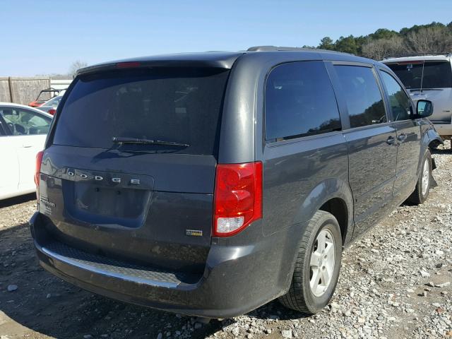 2C4RDGCGXCR280369 - 2012 DODGE GRAND CARA GRAY photo 4