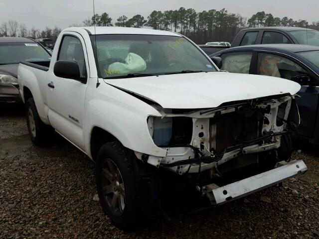 5TENX22N66Z153805 - 2006 TOYOTA TACOMA WHITE photo 1