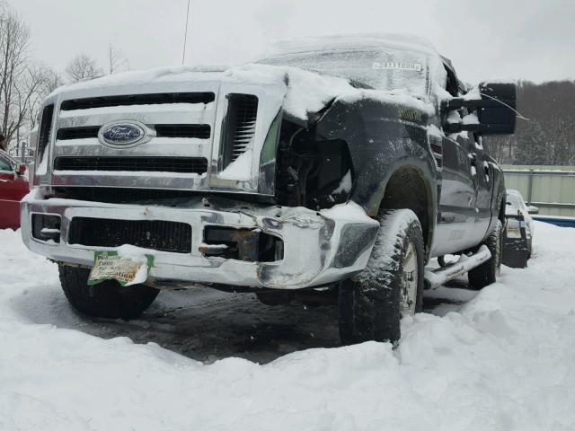 1FTSW21R68EC69053 - 2008 FORD F250 SUPER BLACK photo 2