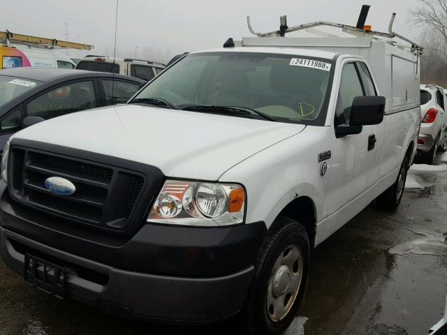 1FTRF12238KD93566 - 2008 FORD F150 WHITE photo 2