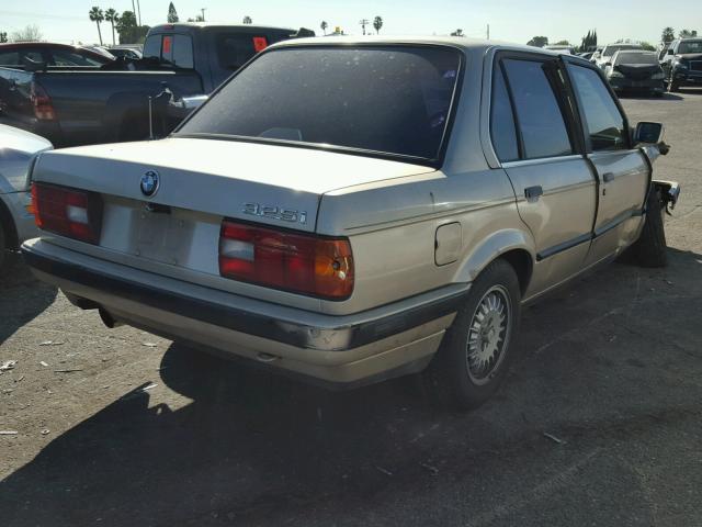 WBAAD2314MED30726 - 1991 BMW 325 I AUTO GOLD photo 4