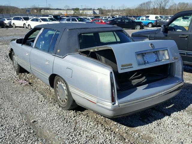 1G6KD54Y9WU713879 - 1998 CADILLAC DEVILLE GRAY photo 3