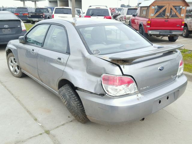 JF1GD61697H522460 - 2007 SUBARU IMPREZA 2. GRAY photo 3