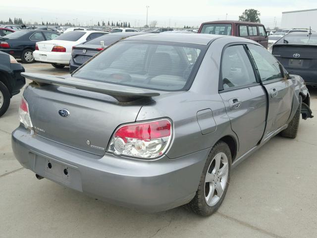 JF1GD61697H522460 - 2007 SUBARU IMPREZA 2. GRAY photo 4