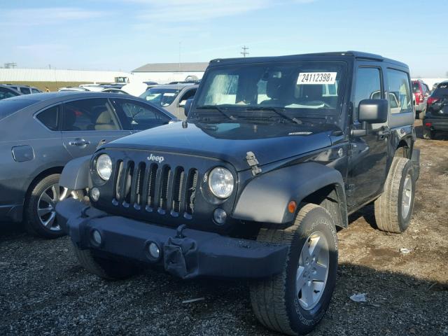 1C4AJWAG5FL589229 - 2015 JEEP WRANGLER S BLACK photo 2