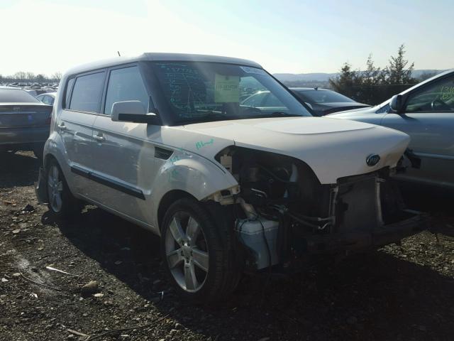 KNDJT2A22B7717694 - 2011 KIA SOUL + WHITE photo 1