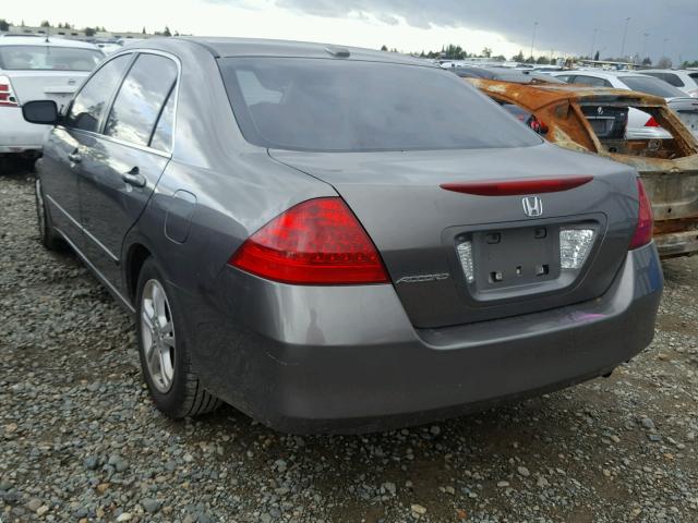 JHMCM56806C007659 - 2006 HONDA ACCORD EX CHARCOAL photo 3