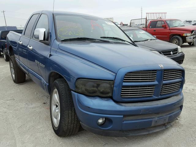 1D7HA18N14S529009 - 2004 DODGE RAM 1500 S BLUE photo 1