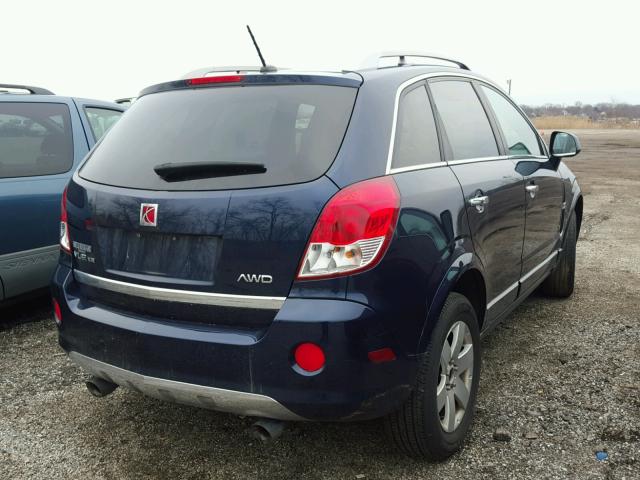 3GSDL63778S593398 - 2008 SATURN VUE XR BLUE photo 4