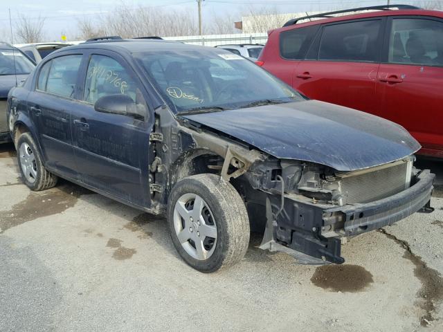 1G1AK58F987293039 - 2008 CHEVROLET COBALT LS BLACK photo 1