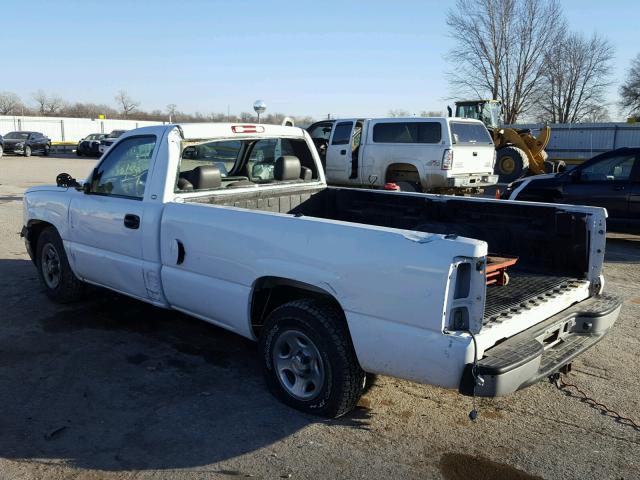 1GCEC14X54Z294829 - 2004 CHEVROLET SILVERADO WHITE photo 3