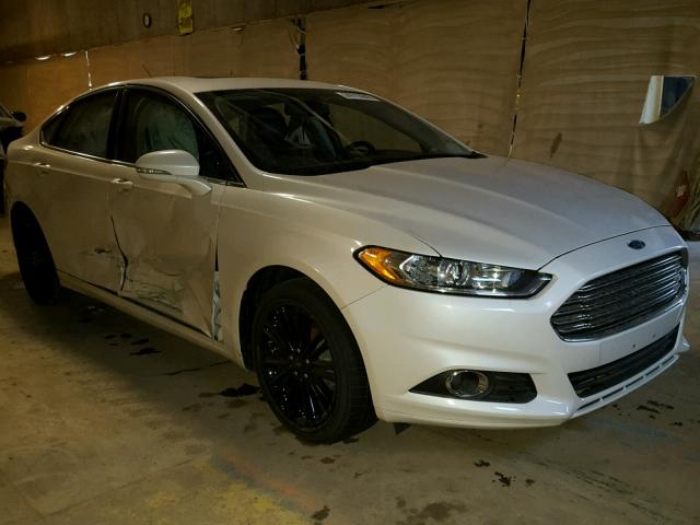 3FA6P0HD3ER388514 - 2014 FORD FUSION SE WHITE photo 1