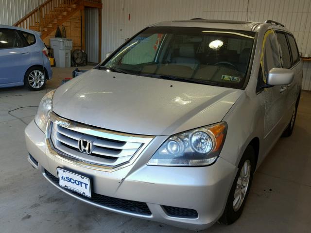 5FNRL3H74AB039761 - 2010 HONDA ODYSSEY EX SILVER photo 2