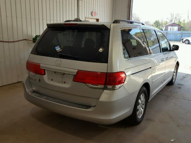 5FNRL3H74AB039761 - 2010 HONDA ODYSSEY EX SILVER photo 4