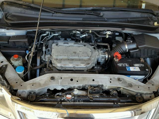 5FNRL3H74AB039761 - 2010 HONDA ODYSSEY EX SILVER photo 7