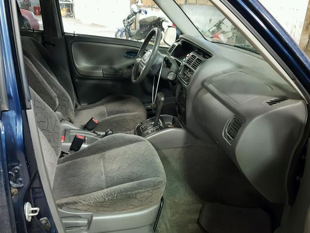 2CNBJ634646901079 - 2004 CHEVROLET TRACKER LT BLUE photo 5