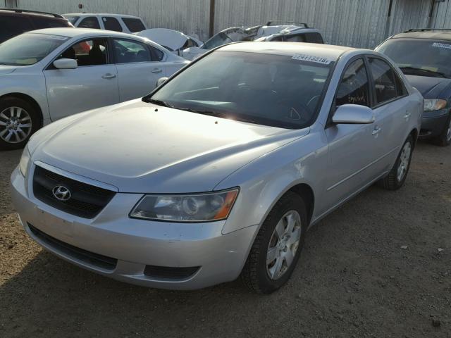 5NPET46C78H377526 - 2008 HYUNDAI SONATA GLS SILVER photo 2