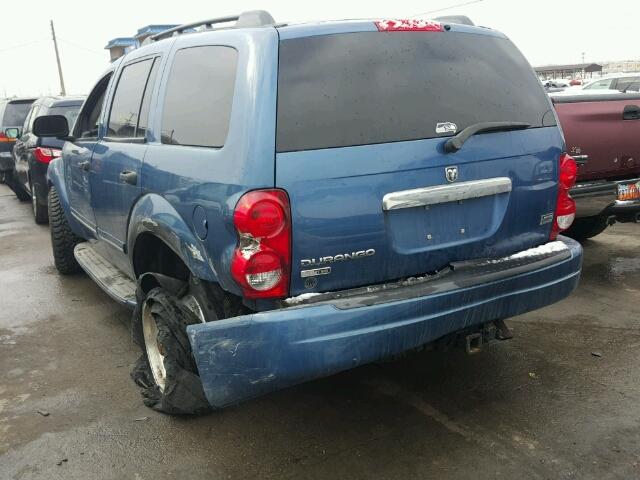 1D8HB58D44F174594 - 2004 DODGE DURANGO LI BLUE photo 3