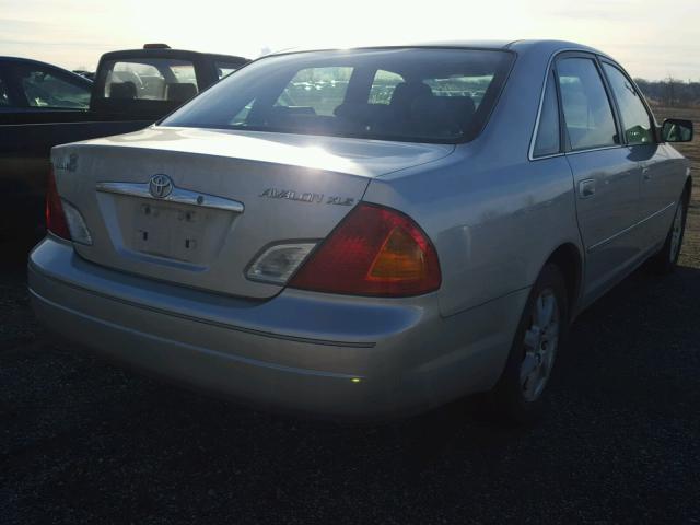 4T1BF28B41U142544 - 2001 TOYOTA AVALON XL TAN photo 4