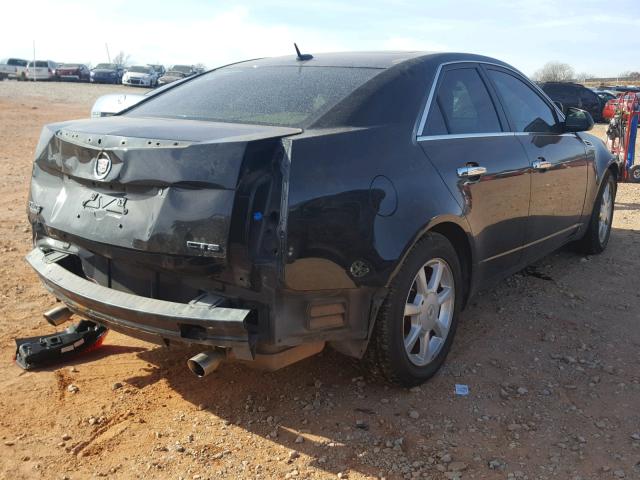 1G6DF577380199222 - 2008 CADILLAC CTS CHARCOAL photo 4