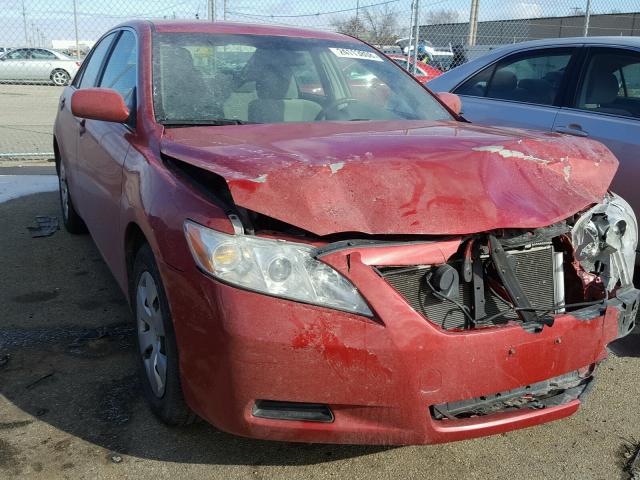 4T4BE46K07R004919 - 2007 TOYOTA CAMRY NEW RED photo 1