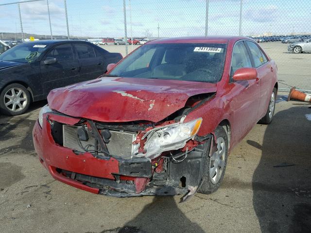 4T4BE46K07R004919 - 2007 TOYOTA CAMRY NEW RED photo 2