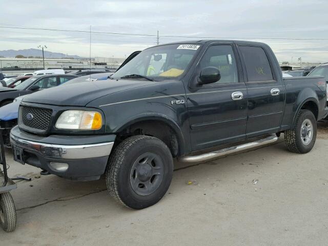 1FTRW08L52KE29422 - 2002 FORD F150 SUPER GREEN photo 2