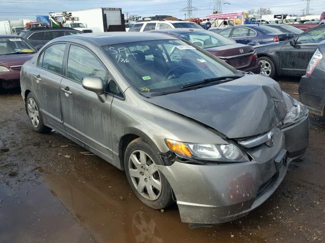 1HGFA16538L003311 - 2008 HONDA CIVIC LX GRAY photo 1