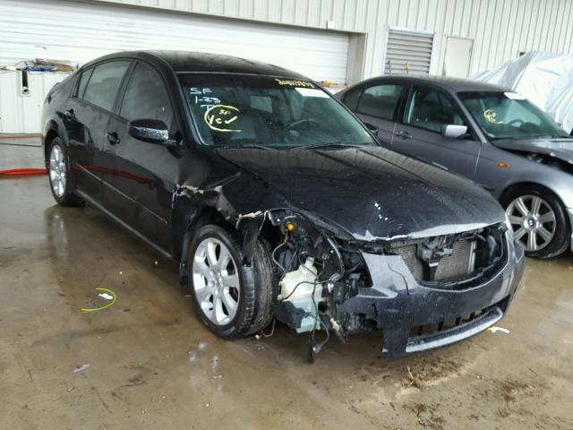 1N4BA41E58C812675 - 2008 NISSAN MAXIMA SE BLACK photo 1