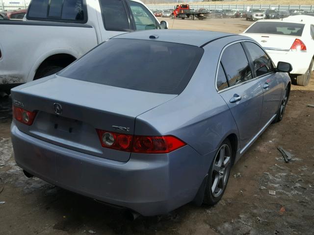 JH4CL95845C006038 - 2005 ACURA TSX GRAY photo 4